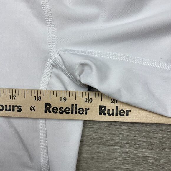 Adidas Shirt Mens Extra Large White Techfit Training Gym Active - Picture 8 of 10